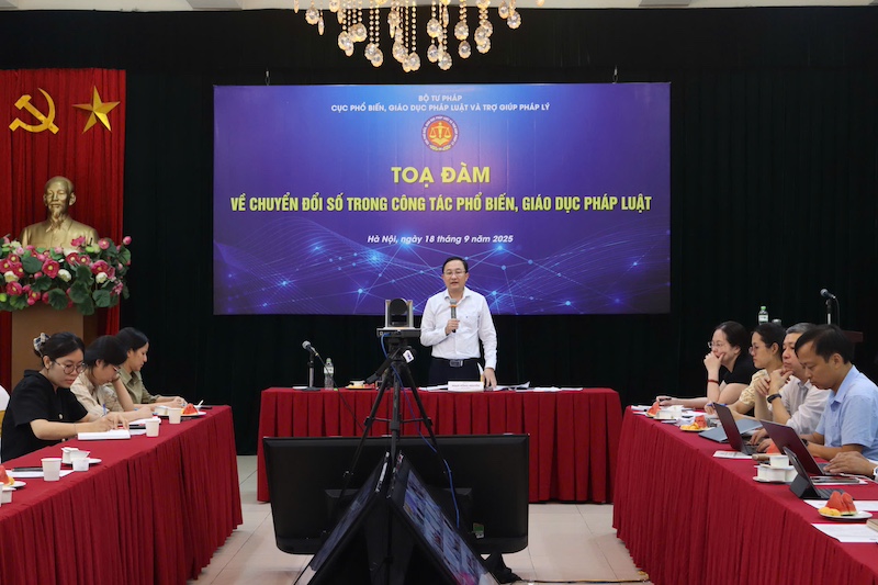 Đẩy mạnh chuyển đổi số trong công tác phổ biến, giáo dục pháp luật